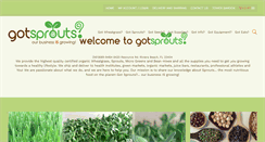 Desktop Screenshot of gotsprouts.com