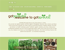Tablet Screenshot of gotsprouts.com